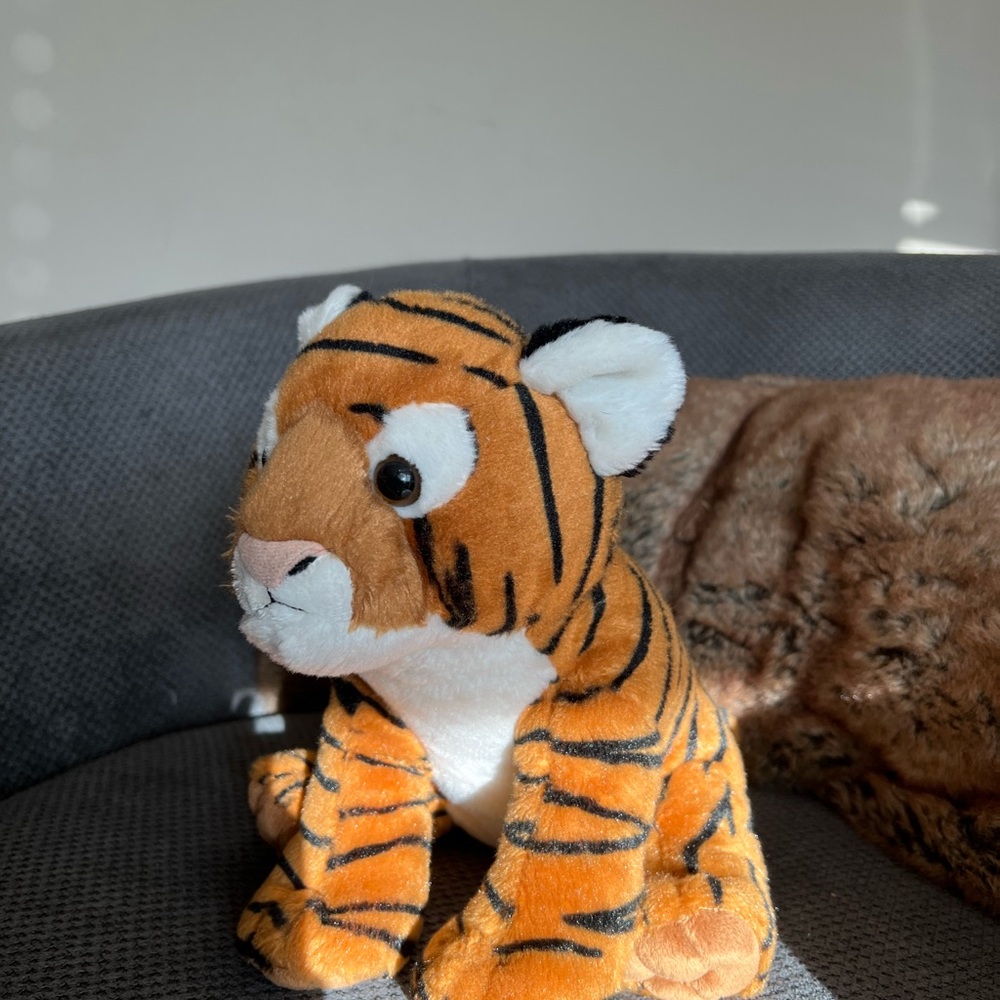 Destination Nation Plush Tiger Toy - Orange and White